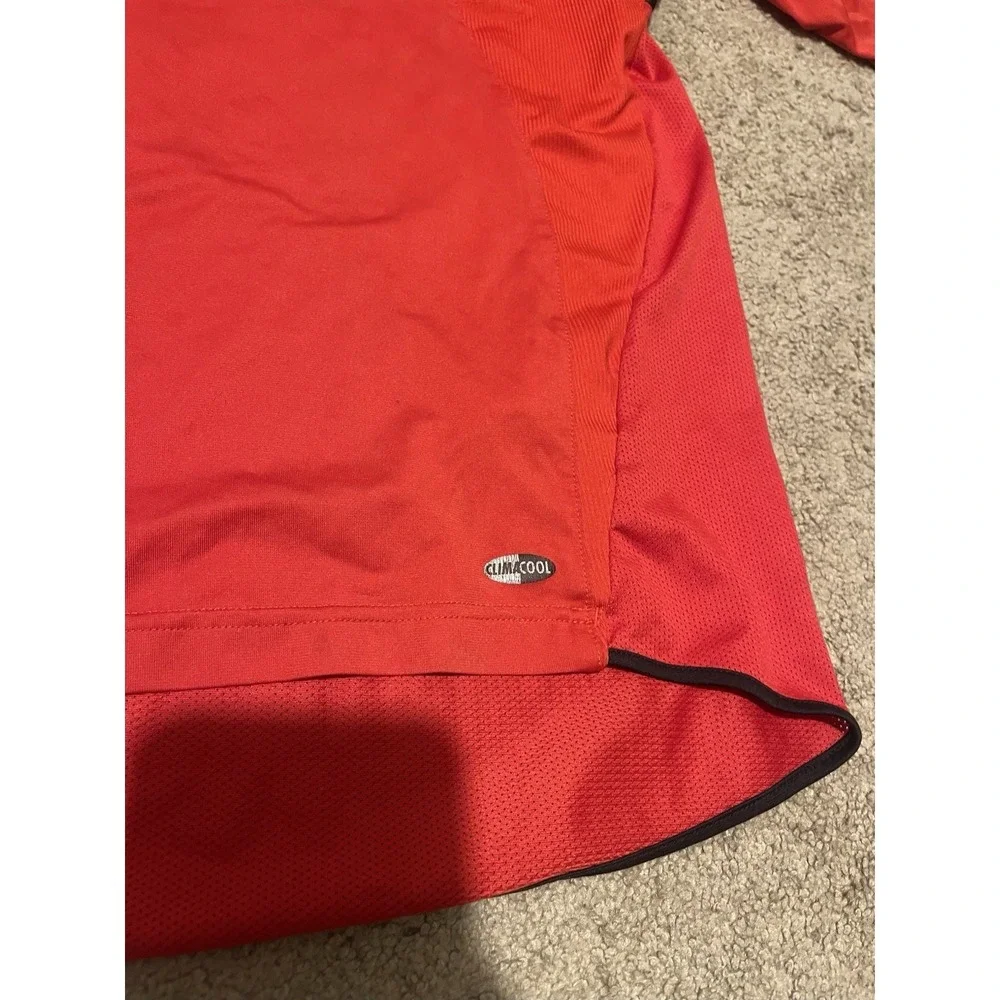 AC Milan 2004 Adidas Opel red player issue training shirt maglia jersey XL